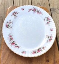 Vintage ROYAL ALBERT Bone China LAVENDER  ROSE Oval Serving Tray Platter 15” picture
