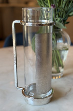 VTG Blown Glass 'Argento' Decanter/Pitcher/Martini by Paola Navone for Egizia picture