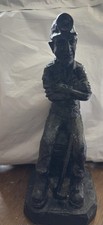 Vintage JGK Figurine Vintage Handcrafted Coal Miner Figurine Approximately 9” picture