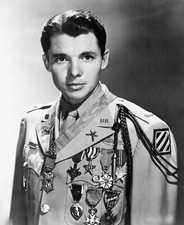 Famous US Soldier & Actor AUDIE MURPHY Classic Retro Picture Photo 8x10 picture