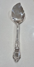 Wallace Rose Point Sterling Silver Jelly Server Spoon 6-3/8