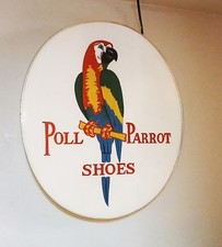 VINTAGE POLL PARROT ADVERTISING SIGN picture