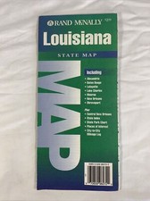 1995 Edition Rand McNally Louisiana State Travel Road Map picture