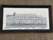 1952 US Army 135th Tank Battalion Co A Camp Ripley MN Military Panoramic Photo picture