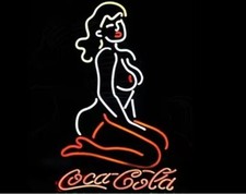 Drink Ice Cold Cola Beer Neon Sign 24x20 Home Bar Man Cave Restaurant Decor KY picture