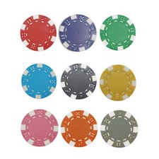 400 Dice Edge Poker Chips 11.5 gram - Pick Your Colors picture