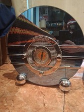 READ Vintage Crosley CR37 Collector’s Edition Bluebird Radio Art Deco Prop picture
