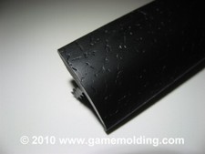 25 FT 3/4 INCH Black Leather Texture T-Molding (Arcade, MAME) FAST SHIP picture