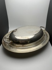 Lifetime Brand Silverplated Covered Dish Serving Tray 11
