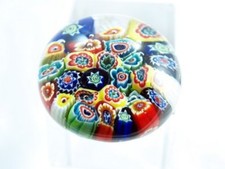 M Design Art Handcraft Millefiori Handmade Art Glass Paperweight M Pw-069 picture