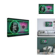 Trademark Fine Art Octavian Mielu '100 dollars' Wrapped Canvas Wall Art 22x32 picture