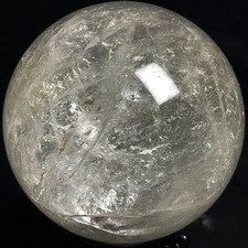 5.67LB TOP Natural Rainbow clear Quartz ball carved Crystal energy Sphere picture