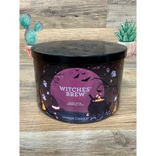 Yankee Candle Witches Brew 3 wick 18oz halloween clove cinnamon vanilla picture