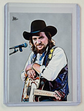 Waylon Jennings Limited Edition Artist Signed “Outlaw Country” Trading Card 4/10 picture