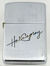Vintage 1937-1950 Zippo Pocket Lighter 5 Barrel Signature Script Pat 2032695 picture