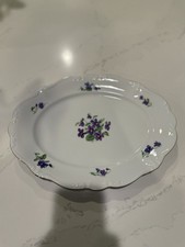 Vintage Johann Haviland Chains “ Violetta” Serving Platter Plate Bavaria Germany picture