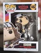 Funko Pop: FINALE EDDIE w/ Guitar #1462 Stranger Things Season 4 w/Protector picture