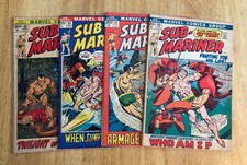 Lot of *4* 1972 SUB-MARINER #50, 51, 52 (FN++, But...Read) + 48 (VG) picture