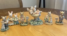 Albert E Price Tales of Bunny Hollow Ceramic lot of 6 pieces  picture