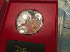 Disney 2020 Year of the Mouse Good Fortune Mickey Minnie 1 oz .999 Silver Coin picture