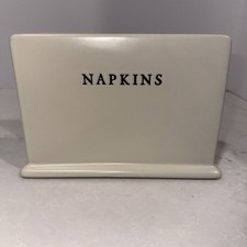 HEARTH AND HAND WITH MAGNOLIA STONEWARE NAPKIN HOLDER 7 BY 4.75 BY 3 INCHES picture