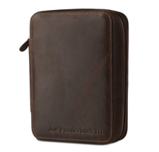 leather cigar case for men cigars bag travel cigar humidors brown cigar holder picture