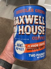 Vtg Unopened 2 Pound Maxwell House Coffee New No Key. Very Rare ￼￼ picture