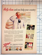 WWII Libby's Ad Woman Power Homefront Grocer War Manpower Propaganda picture