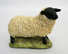VINTAGE STEF HANDMADE SHEEP FIGURINE - MADE IN ENGLAND - 3 1/8