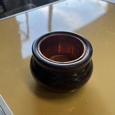 Japanese Copper Alloy Lidded Incense Burner Traditional Japanese Vintage picture