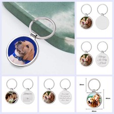Personalized Full Color Photo Printing Round Picture Custom Text Laser Engraved picture
