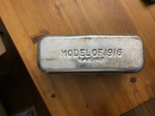 Original WWI Model of 1916 Bacon Can Ration Meat Tin WW1 Dated 1917 M1916 M1910 picture