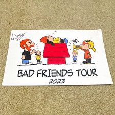 Bad Friends Tour 2023 Autographed Signed Print - Bobby Lee & Andrew Santino picture