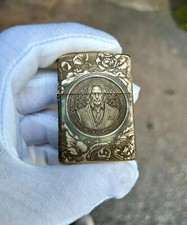 John Wick Brass Armor Zippo Lighter | Custom Engraved | Solid Brass | Made in US picture