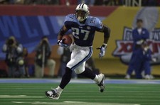 Titans running back Eddie George runs with the ball as the St Loui- Old Photo picture
