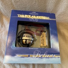 Hallmark Keepsake The Polar Express Magic Bell Ornament Voice Sound 2004 NIB BB picture