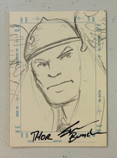 1998 SkyBox Marvel Creator's Collection Sketchagraph Thor by Steve Bunche Sketch picture