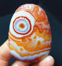 Rare 47G Natural Gobi Agate Eyes Agate/stone Madagascar A4877 picture