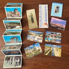 Lot 14 Vintage Collectable Souvenir Postcards map Athens Greece 1960-80s new picture