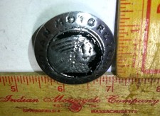 Indian screw-back concho vintage biker collectible old motorcycle accessory USA picture