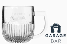 Single Budweiser Budvar Beer Glass Tankard Pint Brand New picture