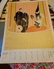 1992 & Partial 1993 VTG Georgi Avantgarde Erte Art Calendars/Posters 23