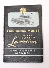 1956 Fairbanks-Morse Diesel Electric Locomotive Enginemen's Manual Book 1600 HP picture