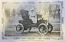 1910 Vintage Magazine Illustration Actress Bessie De Voie Riding in Central Park picture