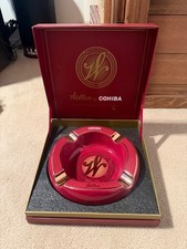 Weller Antique 107 Red Cohiba Ashtray Cigar Ash Tray Bourbon Buffalo Trace Pappy picture