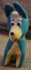 Vintage 1960s Huckleberry Hound Hanna-Barbera Felt Plush Japan Doll Collectible picture
