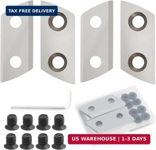 4 Pcs Wood Chipper Blades, Replacement Chipper Shredder Blades with Screws and H picture