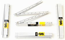 4 TOLSEN CARPENTERS FOLDING RULER TAPE MEASURE RULE ABS 78