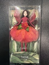 Tassie Fairy #C404 Burgundy 4” Fairy Handmade In Thailand  picture