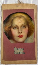 Greta Garbo - Vintage Old Handmade Scrapbook w/ Film Clippings & Photos picture